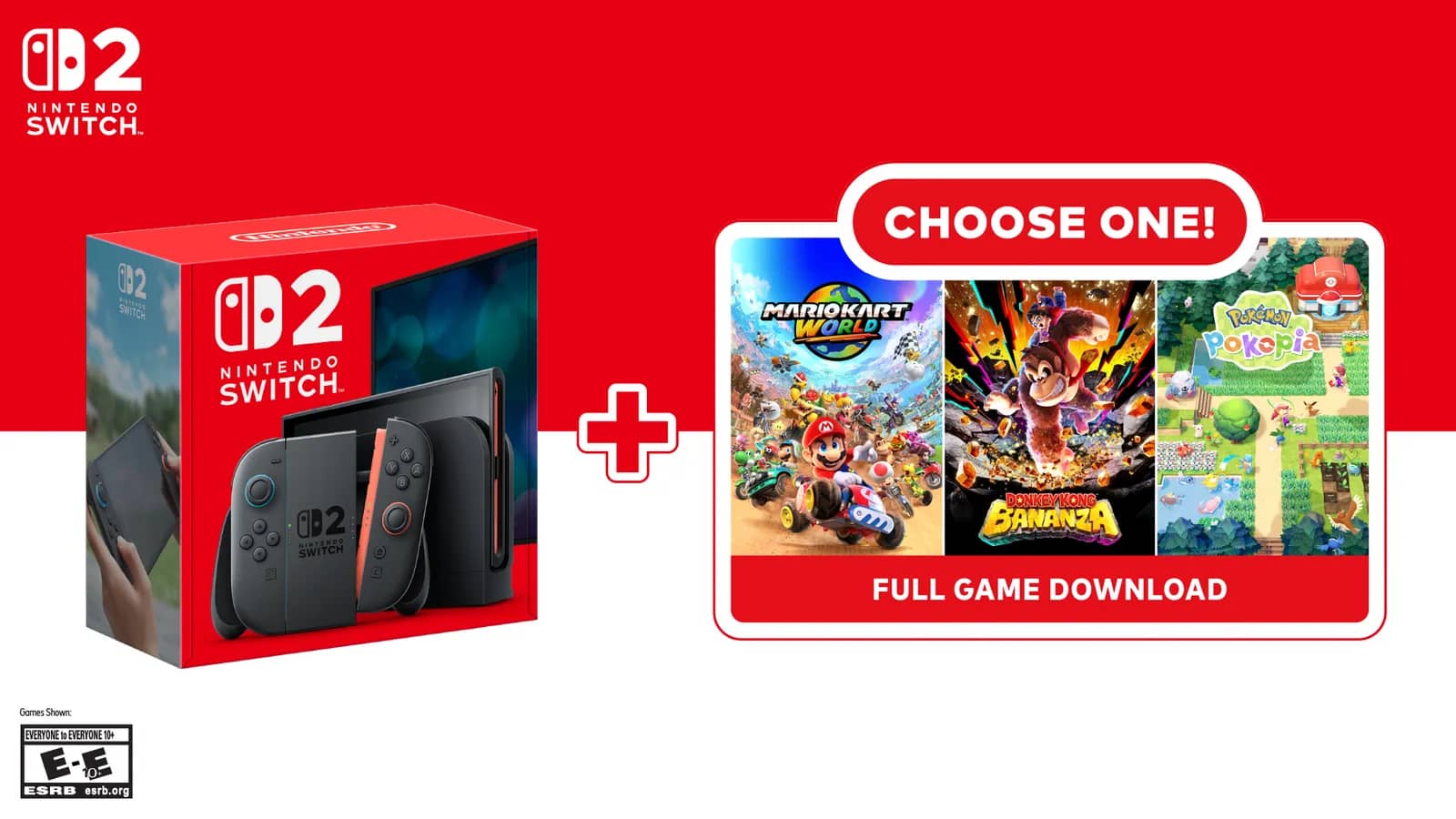Nintendo Launches Choose Your Game Switch 2 Bundle