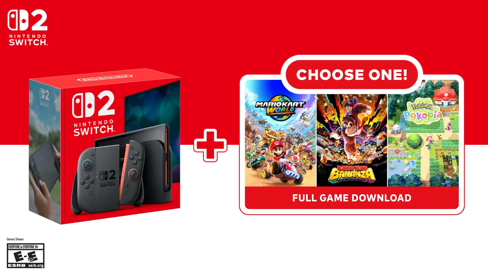 Nintendo Launches Choose Your Game Switch 2 Bundle