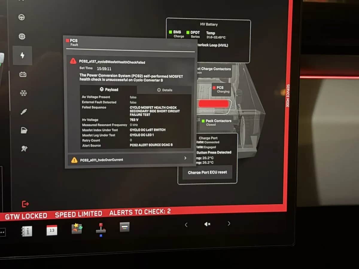Tesla Remotely Diagnoses Cybertruck PCS Failures, Offers Free Supercharging