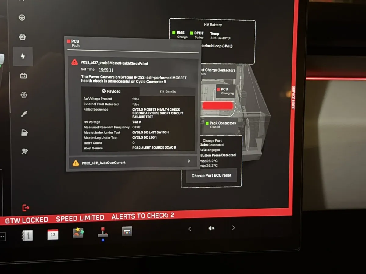 Tesla Remotely Diagnoses Cybertruck PCS Failures, Offers Free Supercharging
