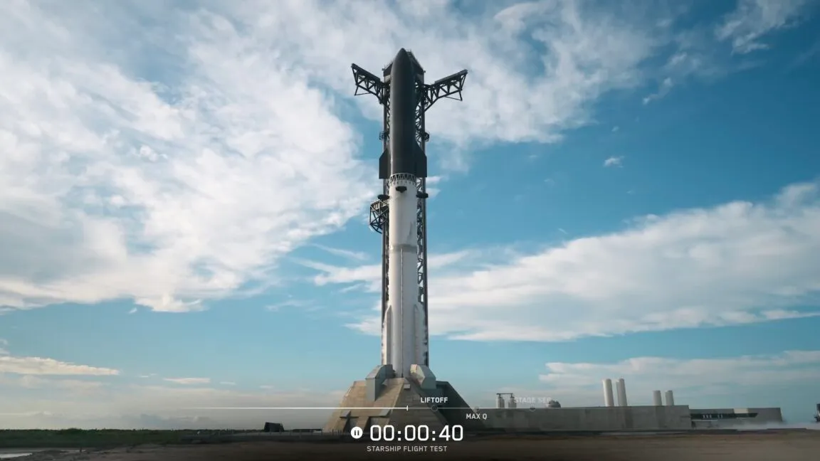 Launch Tower Issue Scrubs First Starship V3 Flight Attempt