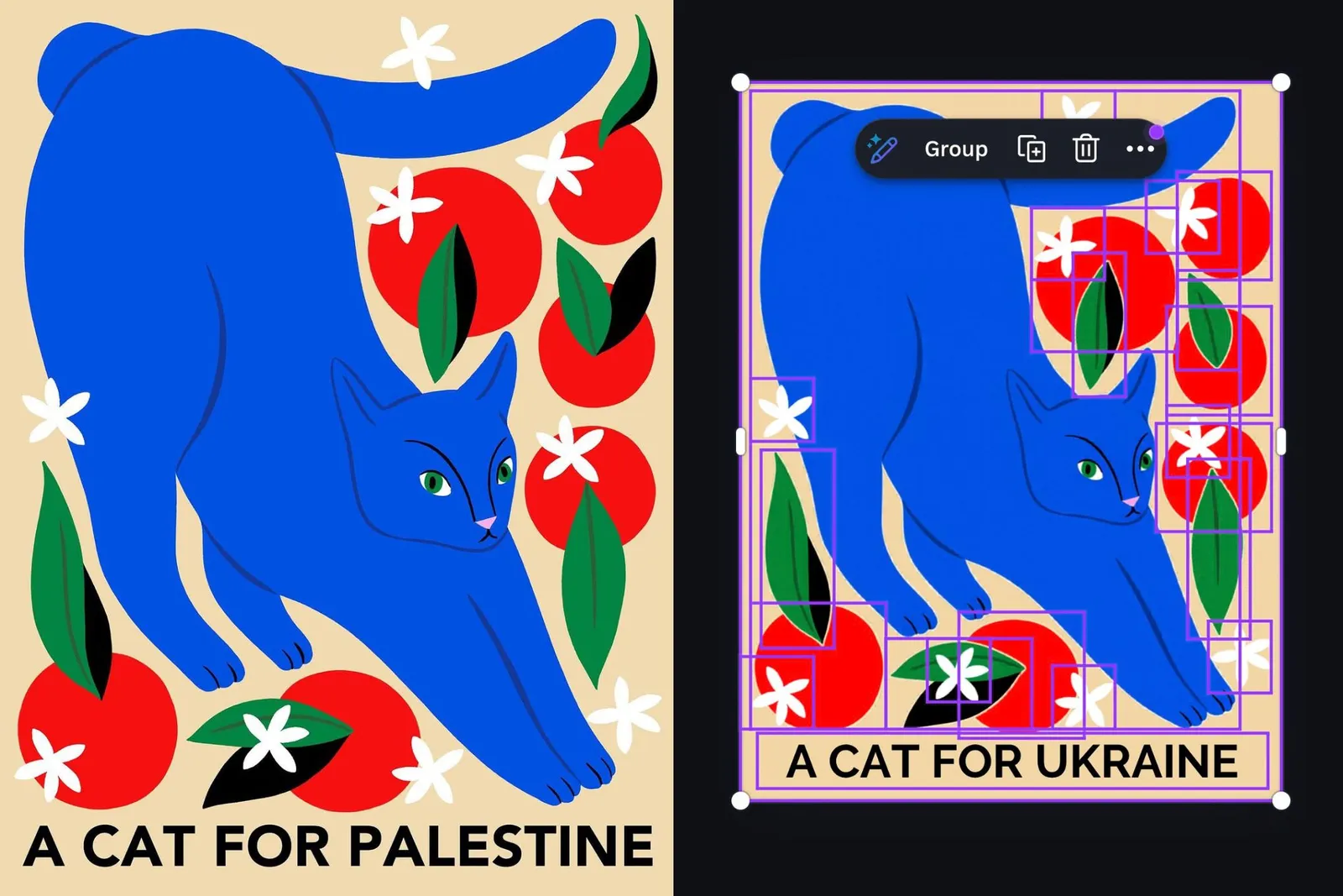 Canva AI swaps 'Palestine' for 'Ukraine' in designs