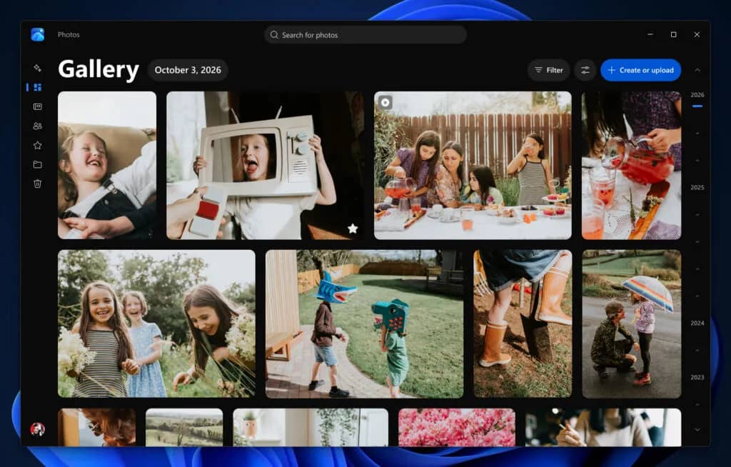 Windows 11 Photos app adds unified Gallery and faster Editor