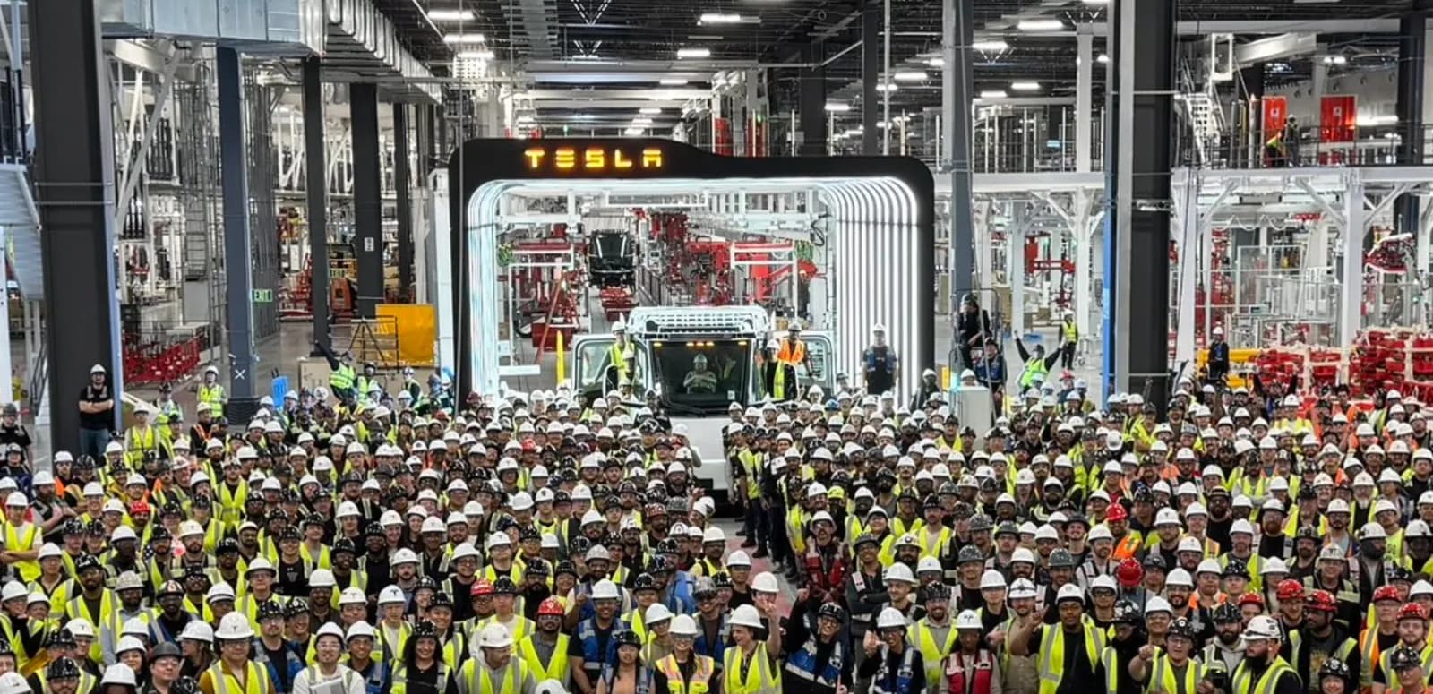 Tesla Semi Rolls Off High-Volume Line at Nevada