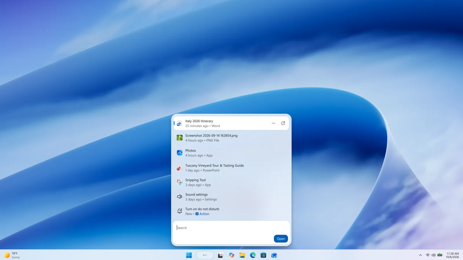 Windows 11 Insider Builds Add Updated Search and Battery Widget